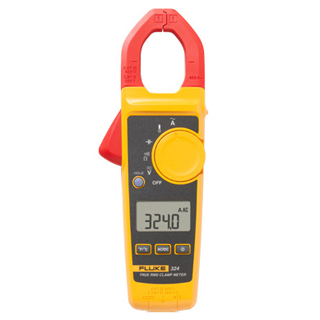 Fluke 324 AC 400A True-RMS 클램프 미터 (온도기능) 