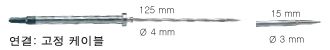 견고한 Pt100  스테인레스 스틸 식품용 프로브